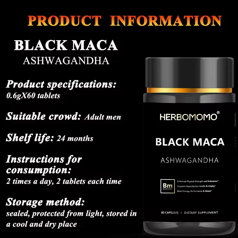 Extra Potency & High Purity - Maca Supplemental Capsules for Men & Women To Increase Energy, Mood, Endurance & Performance