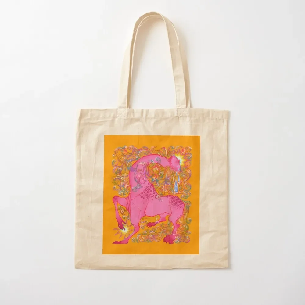 rainbow scratch paper centaur (yellow) Tote Bag Woman shopper bag personalized tote bag