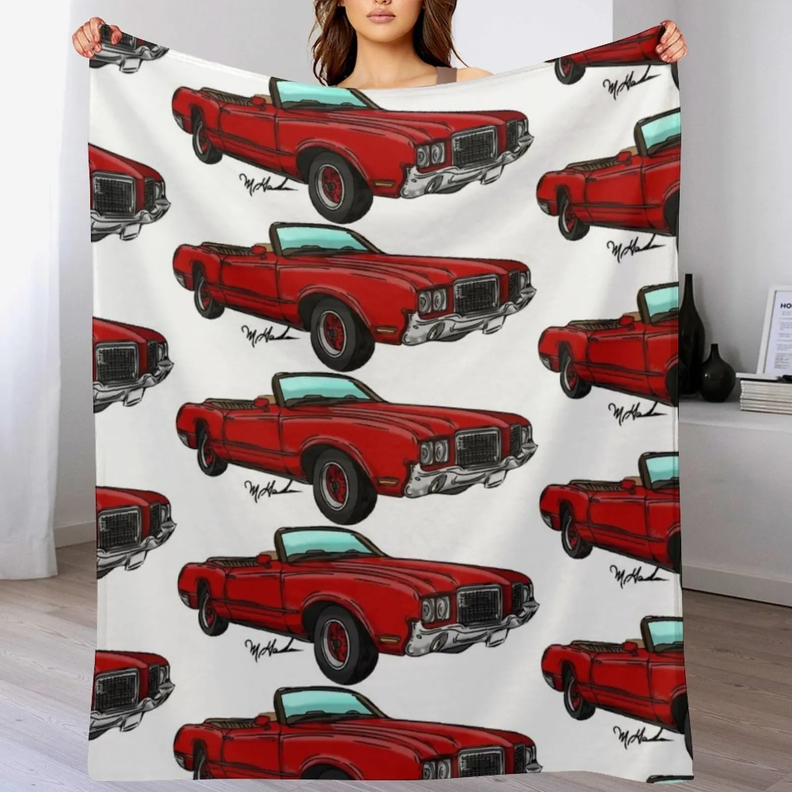 Cutlass Supreme Throw Blanket decorative Fashion Sofas wednesday Blankets