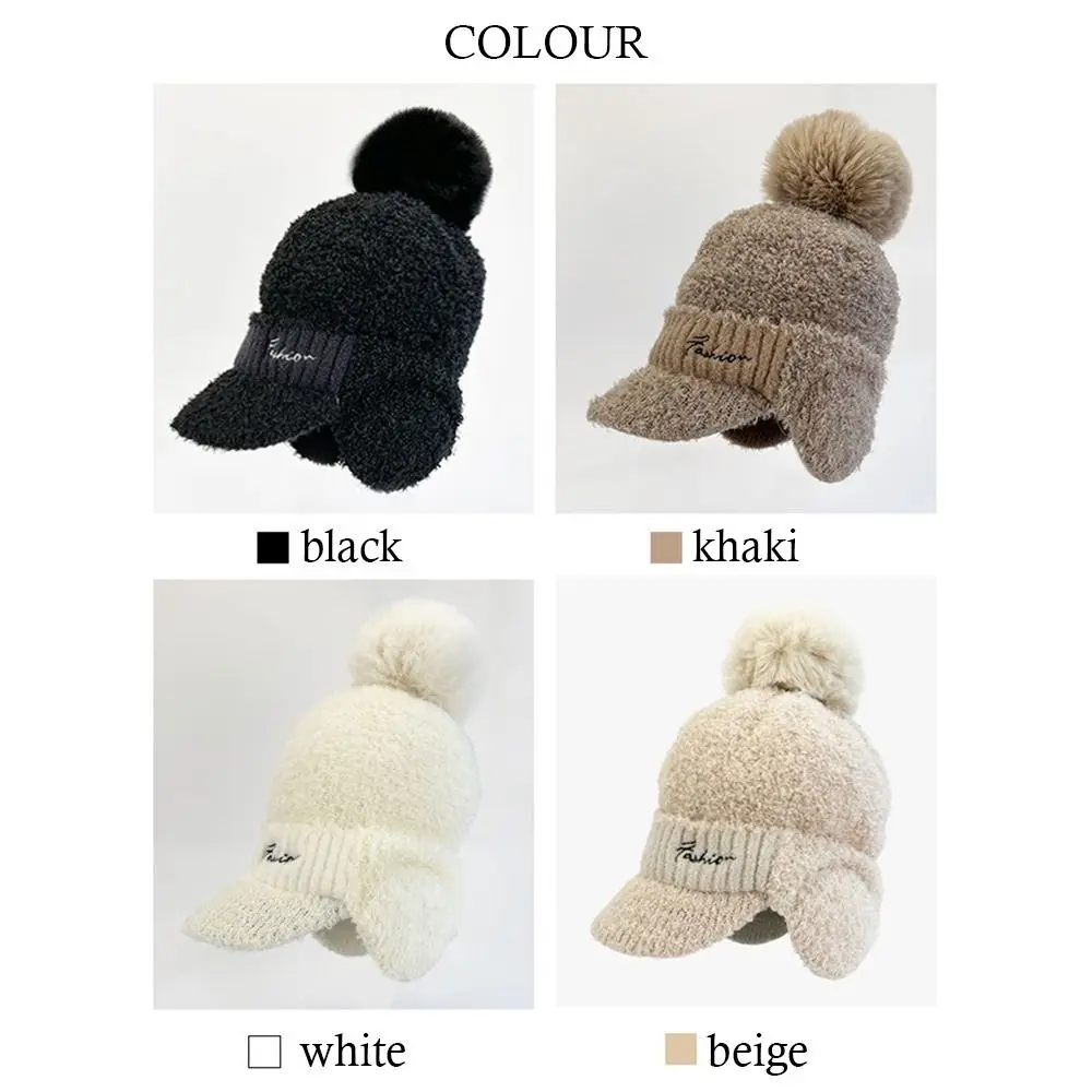 Повседневная теплая плюшевая шапка, непродуваемая ветрозащитная шапка утиного ключа, Осень-зима