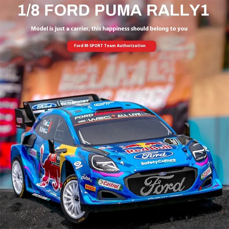 New Cen Rc Car 1/8 Simulation Electric Ford M-Sport Wrc Rally1 High-Speed Rally Remote Control Racing Car Model Toys Boys Toys