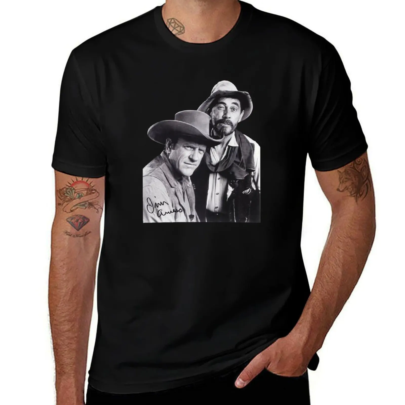 

cotton James for t cotton T-Shirt shirt funny Matt And shirts Dillon Gunsmoke man pack Series Arness t