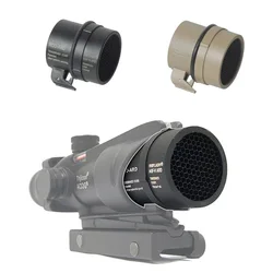Tactical Airsoft Weapons 4X32 Scope 4x Magnifier KillFlash Red Dot Sight Lens Protector for Rifle Hunting MLOK Rail Cover