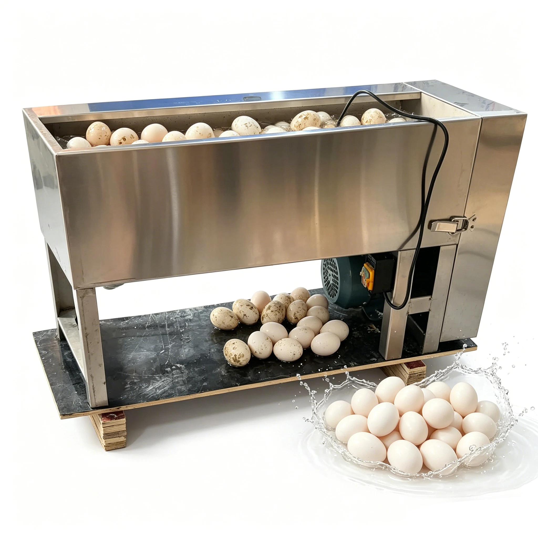 FOODLINE Tabletop Egg Washer Compact Design Equipment For Egg Wholesaler Preliminary Egg Cleaning Work