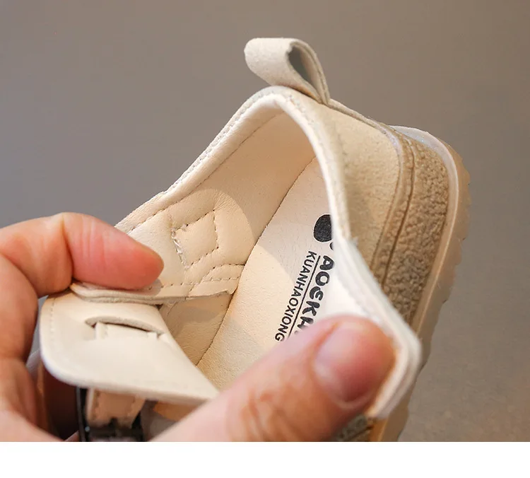 Boken-Schuhe für Jungen, weiche Sohlen, Kinderschuhe, 2025, Neuheiten, 0–1 Jahre alt, Sportschuhe für Kinder, modische Retro-Bohnenschuhe – Detail 10