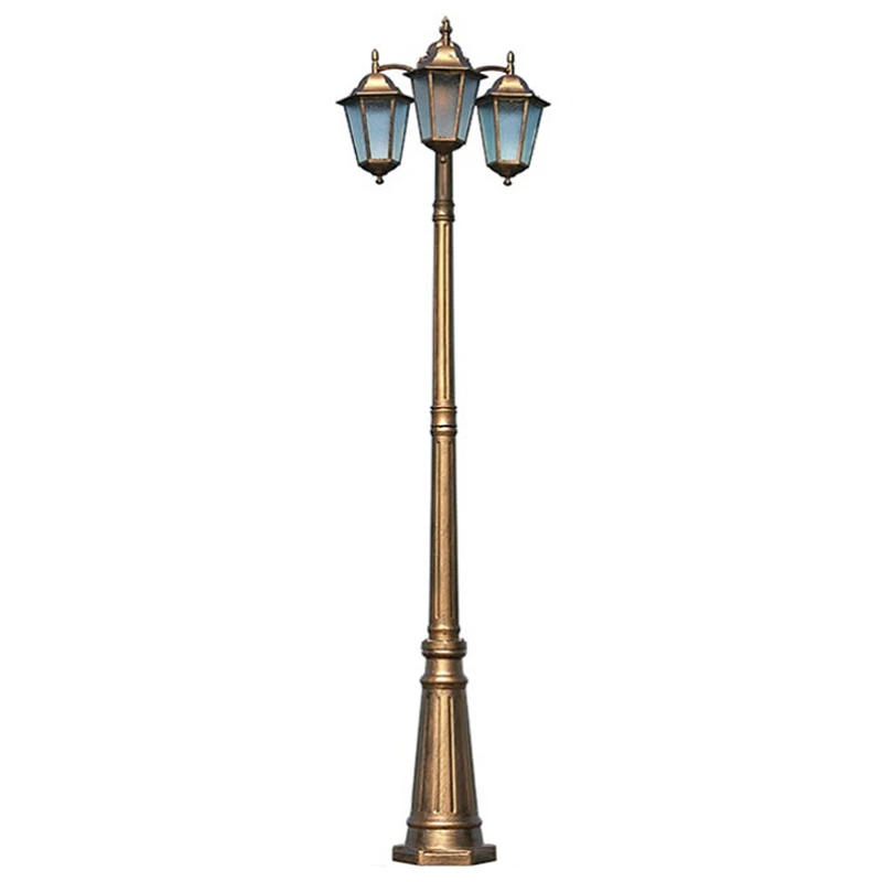 

(H≈2.5M) European-style Thickened Lamp Pole Die-casting Aluminum Street Lamp Garden Lamp Outdoor Road Lighting High Pole Lamp