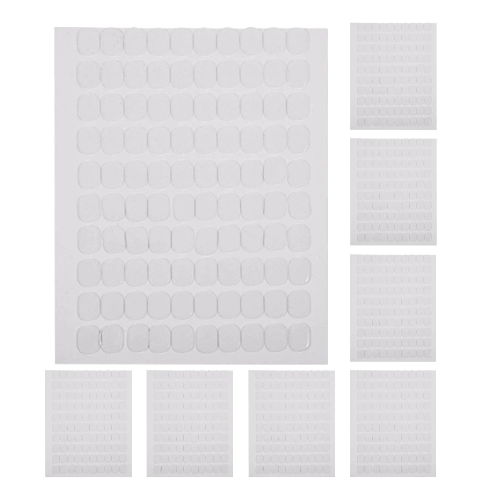 800 قطعة نقاط لاصقة مزدوجة الجوانب واضحة قابلة للإزالة لمعارض المتحف ملصقات معلقة على الحائط بالونات الصور #5