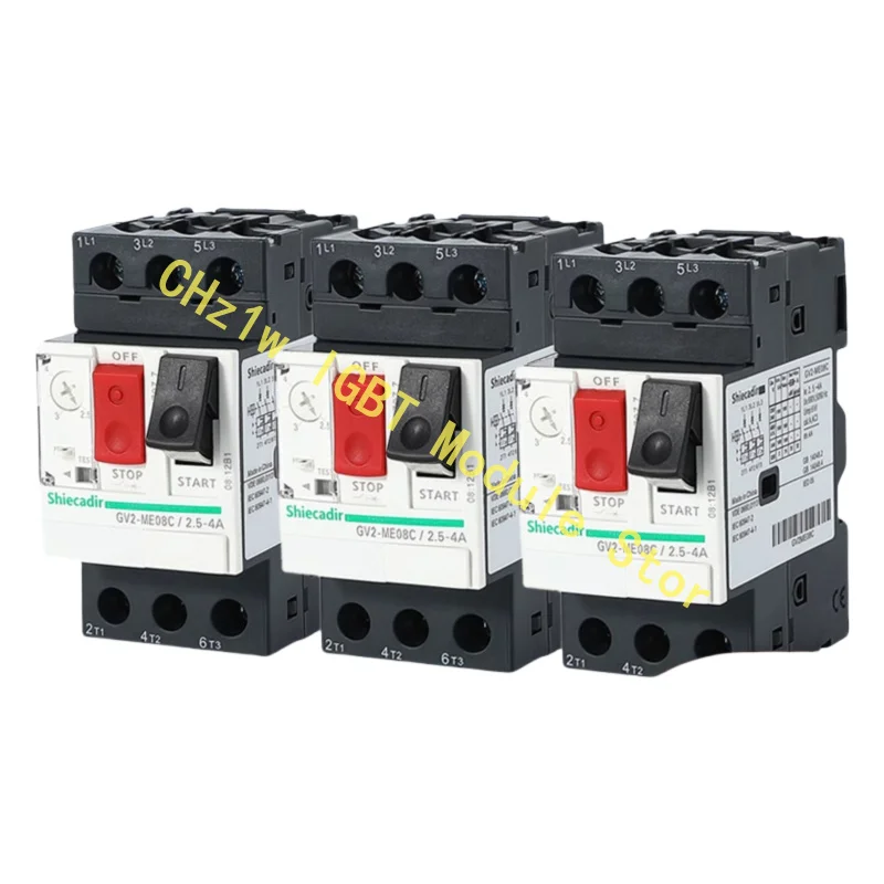 White shell circuit breaker GV2-ME08C 2.5-4A GV2-ME10C 4-6.3A GV2-ME14C 6-10A GV2-ME16C 9-14A GV2-ME20C 13-18A GV2-ME21C 17-23A