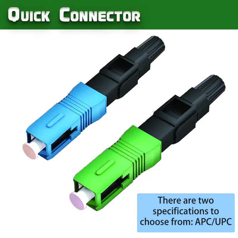 

Fiber Optic Fast Connector, Single Mode FTTH Tool Cold Connector Tool Model SC UPC/SC APC Ordinary direct insertion