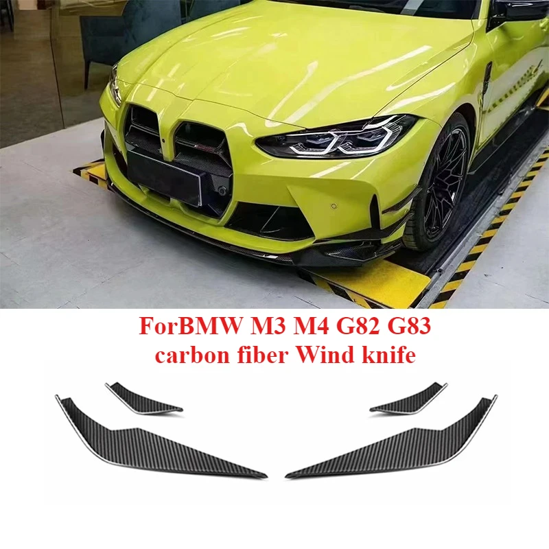 

Ultimate Details ForBMW M3 M4 G82 G83 Dry Carbon Fiber Side Splitter Blade