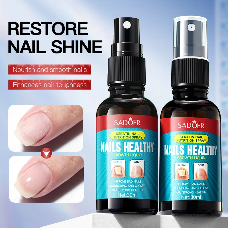 

30ml Keratin Nail Nutrition Spray Gentle Nail Treatment Hand and Foot Nail Heathy Daily Care Spray