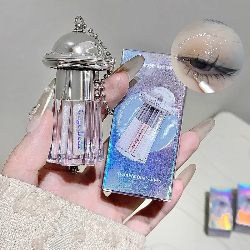 سائل ظلال العيون المسطحة من Gege Bear، ظلال عيون رقيقة، سائل ظلال عيون رفيع الحفر، بخفيف، مظهر جيد. دش الثلج المتطور سهل الاستخدام للمبتدئين #5