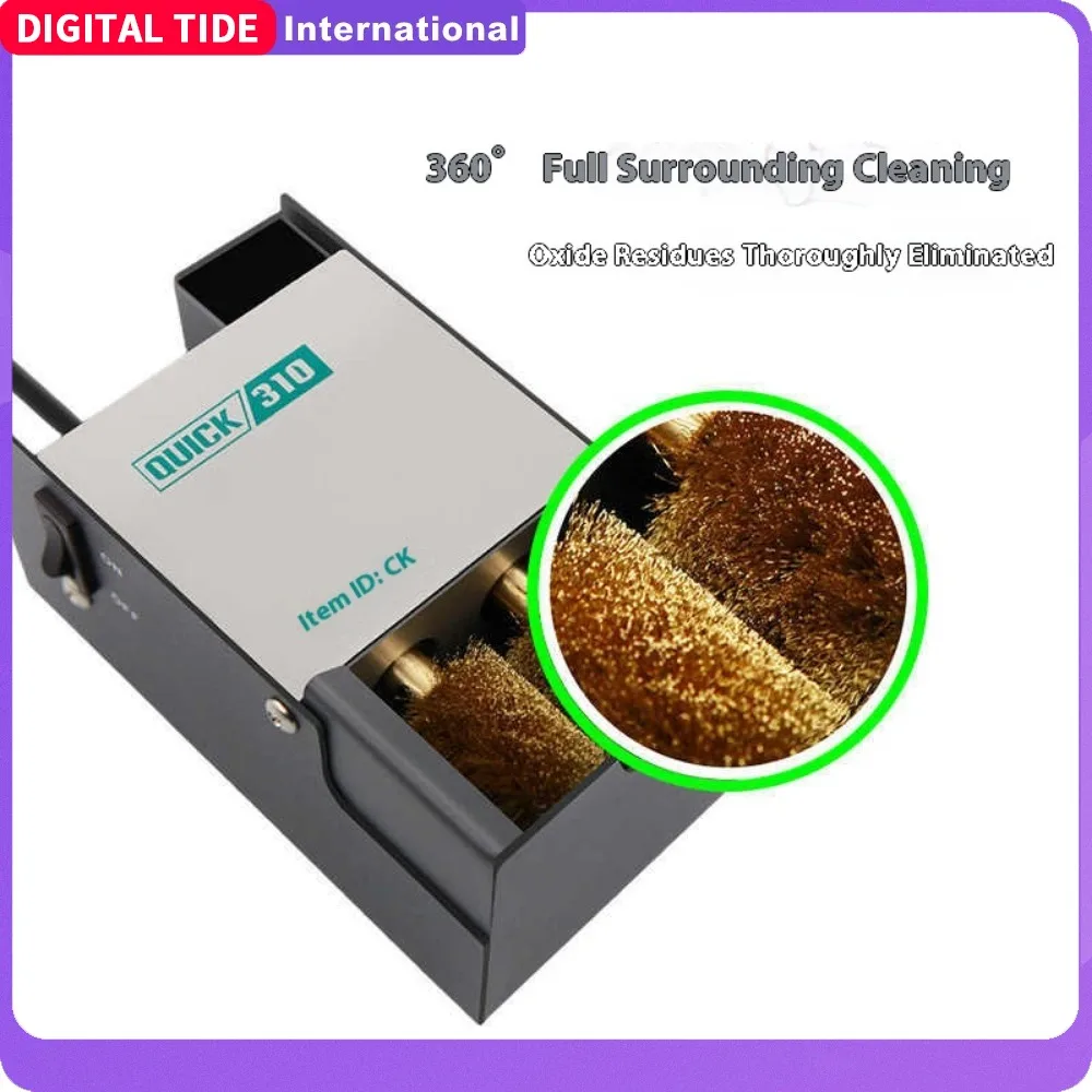

220 Volts QUICK 310 Welding Tip Nozzle Cleaner Repair Automatic Copper Brush Cleaning Machine For Clean Oxides