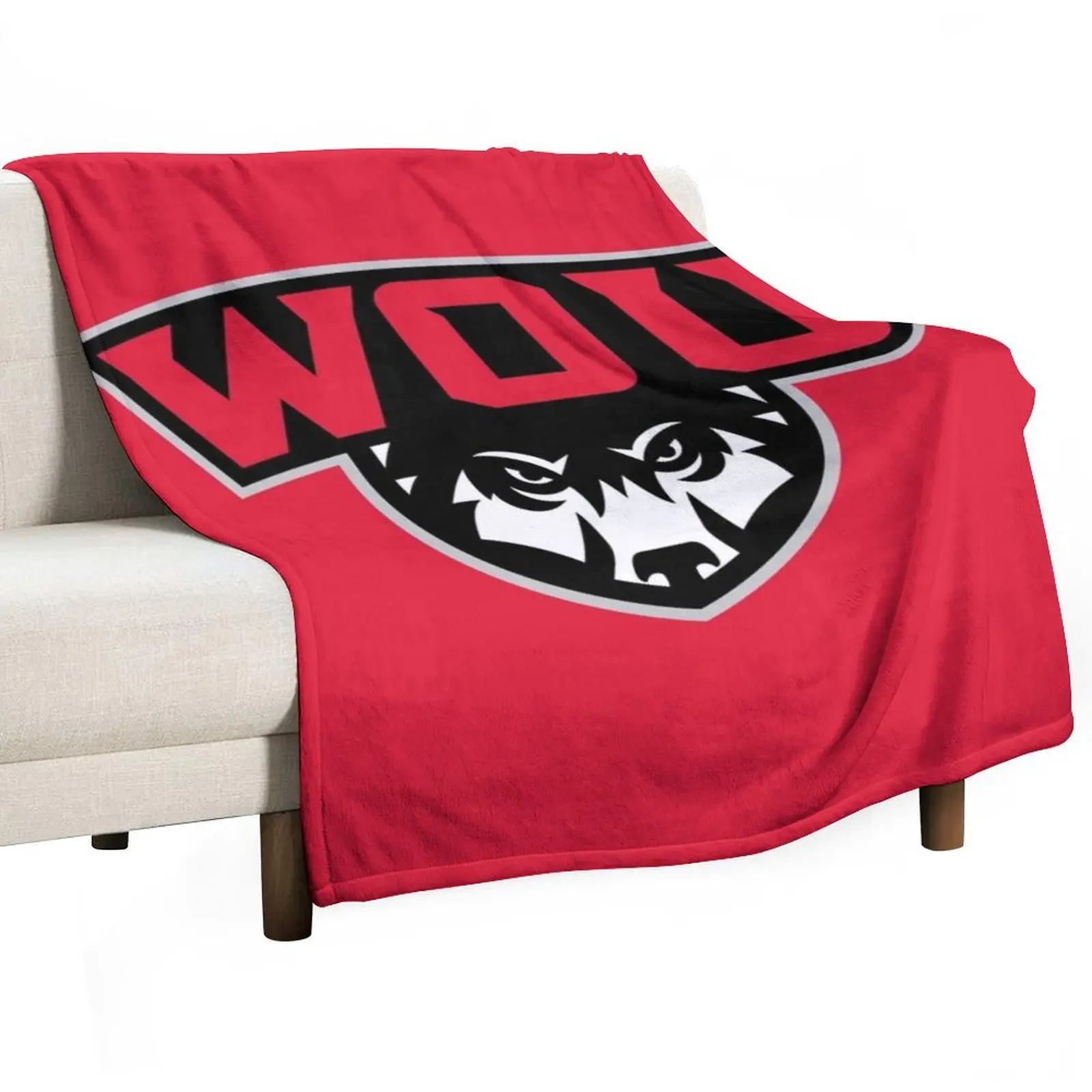 

Western Oregon University Throw Blanket Soft Warm Blanket Gift for Grandparents