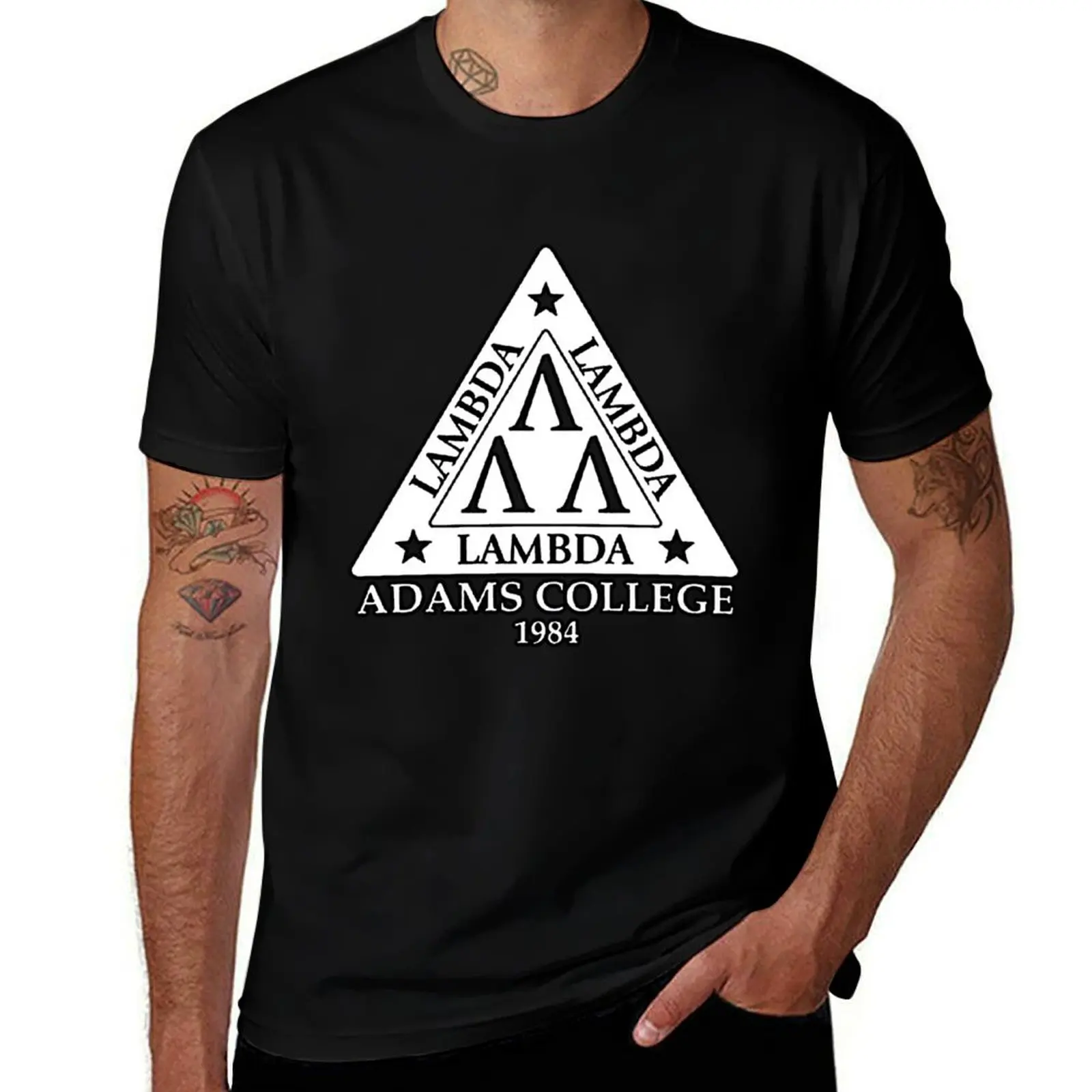 Lambda Lambda Lambda T-Shirt Sweat Resistant Workout Tee Shirt