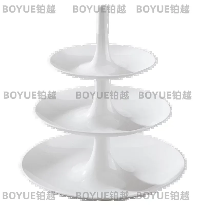 Multi Tier Pastry Stand Fruit Plate Snack Candy Tray Afternoon Tea Tableware Dim Sum Rack for Living Room Coffee Table