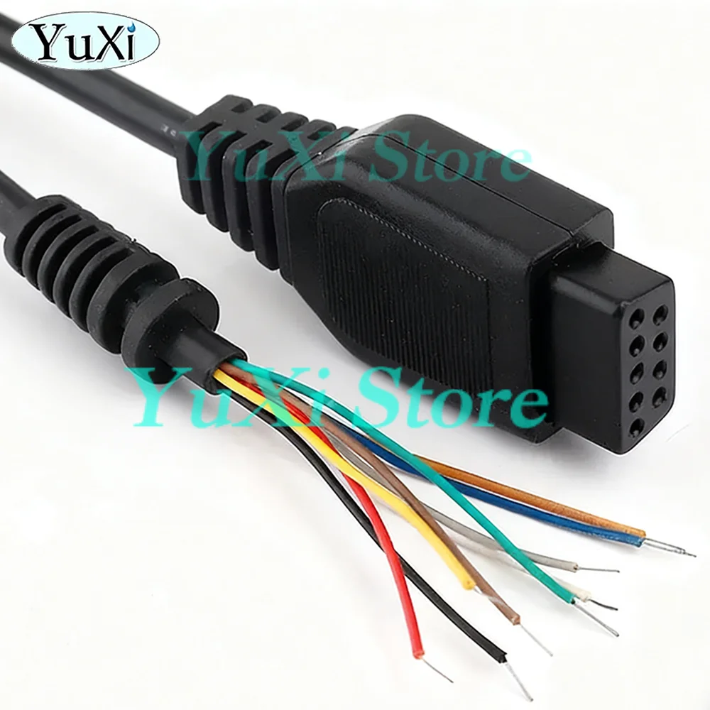 1 قطعة تمديد كابل ل Sega Genesis 2 MD 2 DC128 كابل تحكم ل ميجا محرك 2 9Pin 5Pin غمبد وحدة التحكم سلك الحبل 1.5 متر 2 متر #6