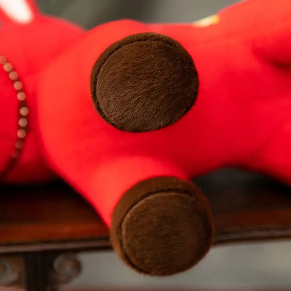 Kreativer Pferde-Schlüsselanhänger, 2026, Jahr des Pferdes, Maskottchen-Puppen, Stofftier-Schlüsselanhänger, niedliche Kawaii-Sternzeichen-Pony-Figur