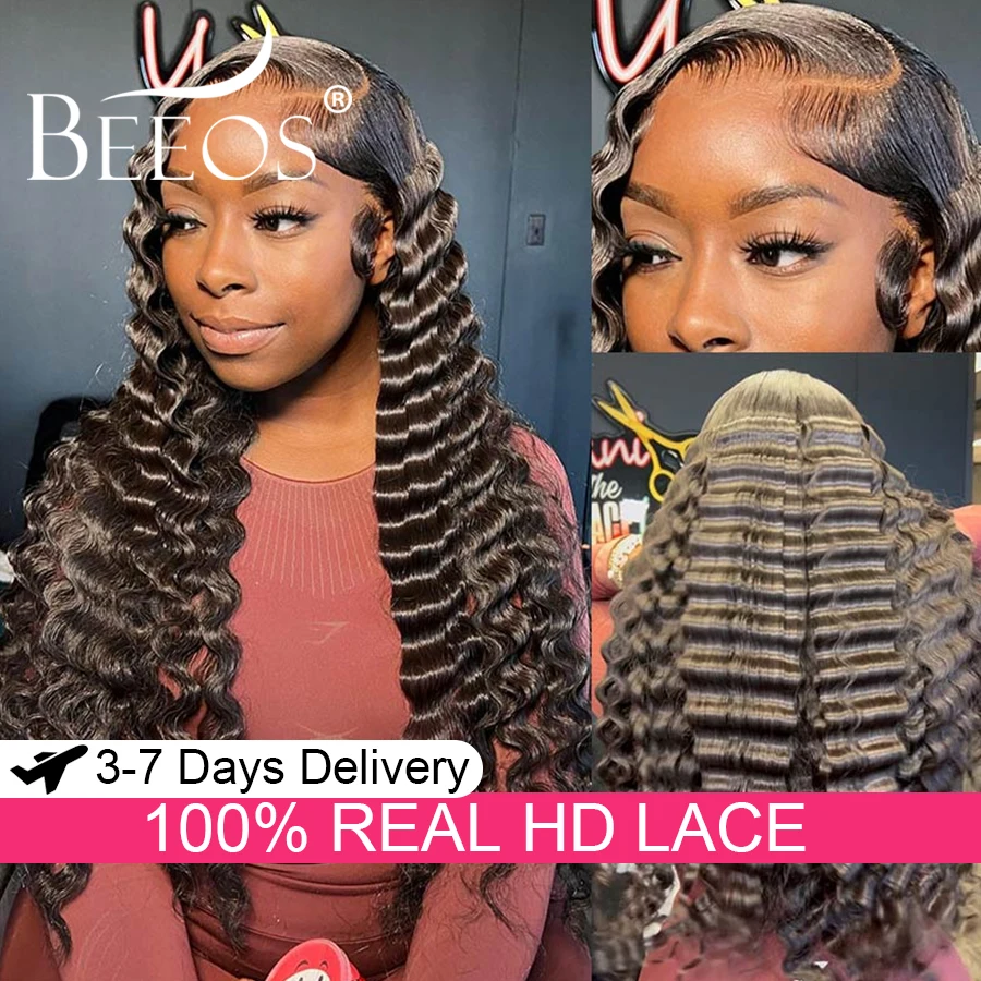 

30in Ultra Fitted 13X6 HD Lace Full Frontal Wigs Human Hair Wig Invisible HD Lace Virgin Remy Hair Bye Bye Knots For Black Women