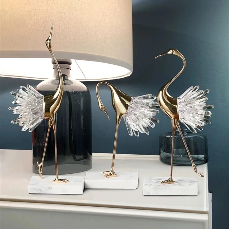 ديكور سطح المكتب ديكور منزلي ذهبي حلي فاخرة إكسسوارات منزلية ديكور