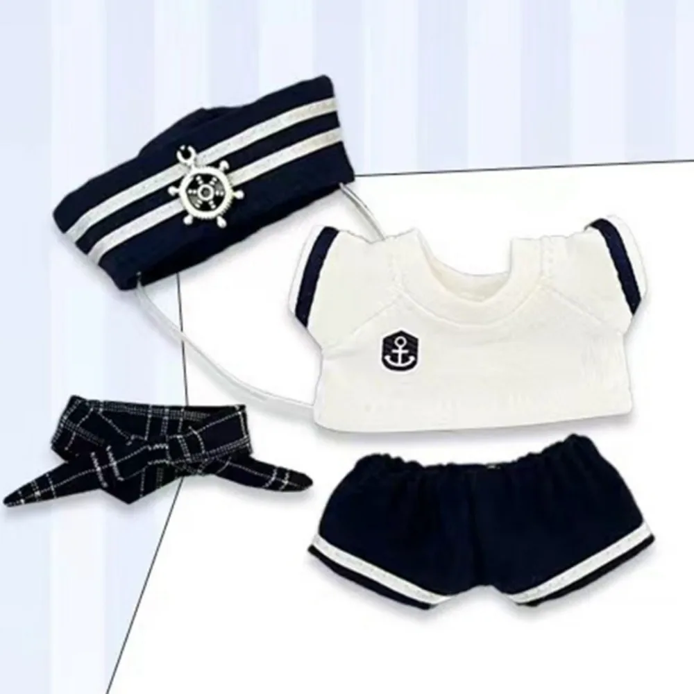 

Head Covering Hat 10CM Clothes Bodysuit Soft Cotton ‘s Clothes Jumpsuits Fashion Idol Clothes Cotton Stuffed