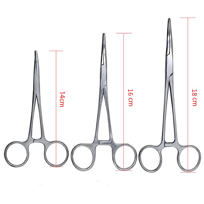 Unhook szczypce Microhandle Mosquito kleszcze prosto kleszcze hemostatyczne chirurgiczne i przyrządy dentystyczne