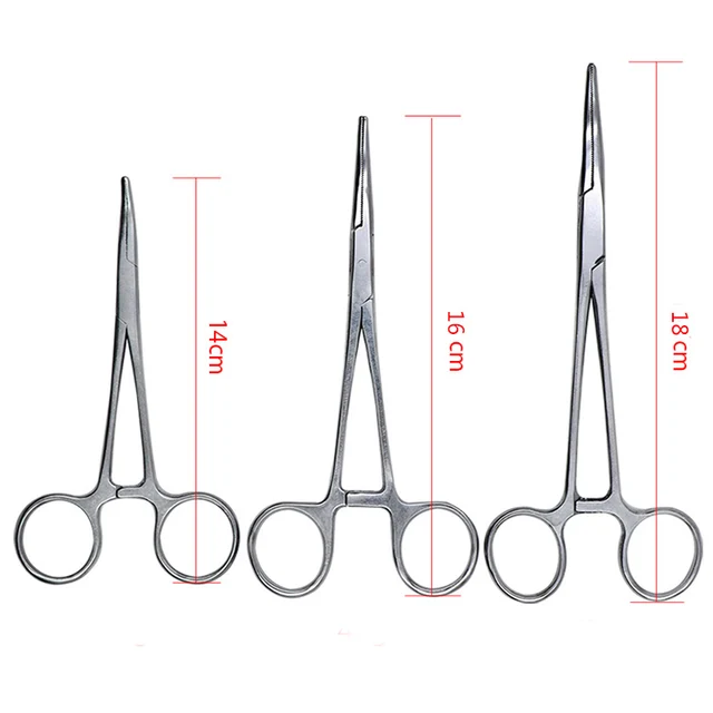Unhook szczypce Microhandle Mosquito kleszcze prosto kleszcze hemostatyczne chirurgiczne i przyrządy dentystyczne