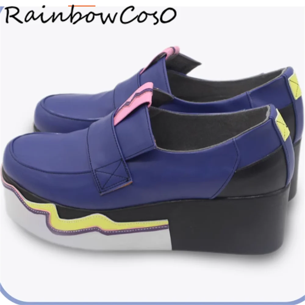 Zoccoli Scarpe Cosplay Stivali Gioco Anime Party Halloween RainbowCos0 W5346