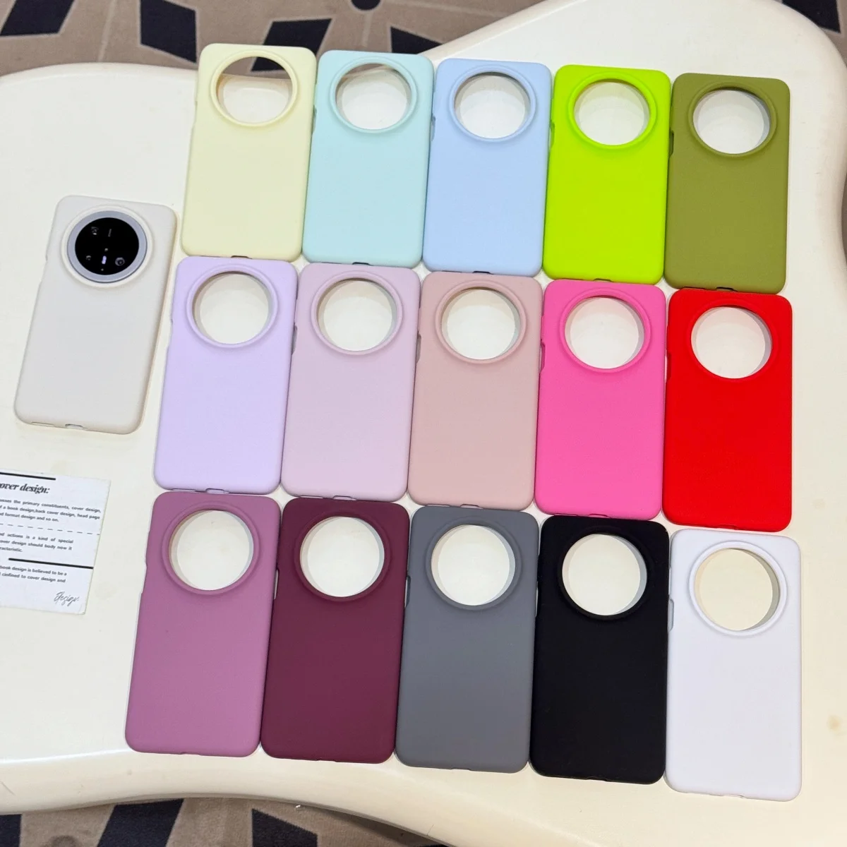 

Official Liquid Silicone Fluorescence Neon Color Case For Huawei Honor 200 X50 GT Magic 7 6 Pro Fashion Shockproof Candy Cover