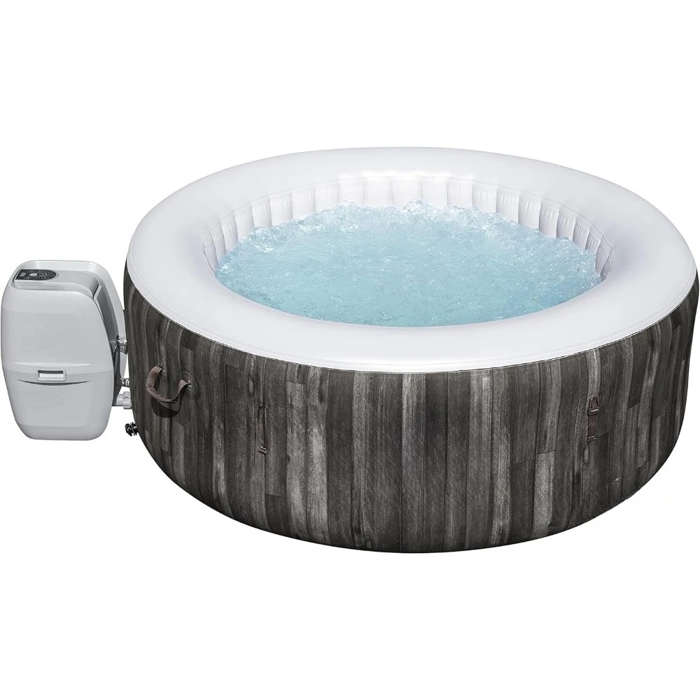 

71-Inch x 26-Inch 4 Person Outdoor Portable Hot Tub Spa with 120 Air Jets, Pump, 2 Filter Cartridges, Outdoor Hot Tubs