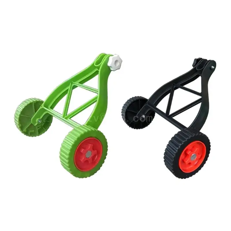 Adjustable Wheels Support Wheels Auxiliary Wheel Trimmer Attachment for Cordless Grass Trimmer for Comfortable Lawn Care