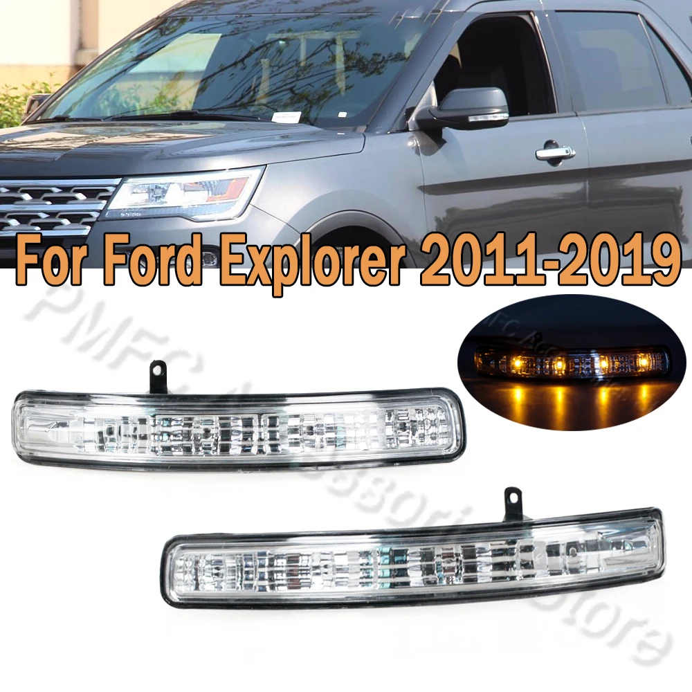 Rearview Mirror Lamp Side Mirror Turn Signal Lamp Blinker Indicator Light For Ford Explorer 2011-2019 BB5Z-13B375-A BB5Z13B375A