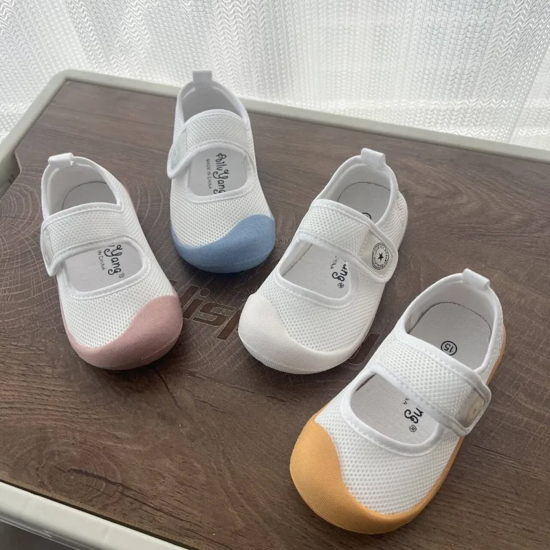 Child Casual Canvas Shoe 2026 Season New Simple Child Soft Sole Single Shoe Retro Girls Anti Slip Campus Versatile Walking Shoes