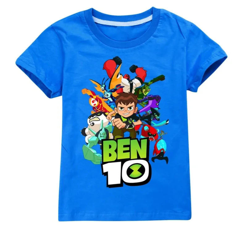 T-shirt for Boys/girls Anime B-benning 10 Cartoon Print Children's Tshirt Cute Boys Girls General Clothes Summer Baby Tshirt