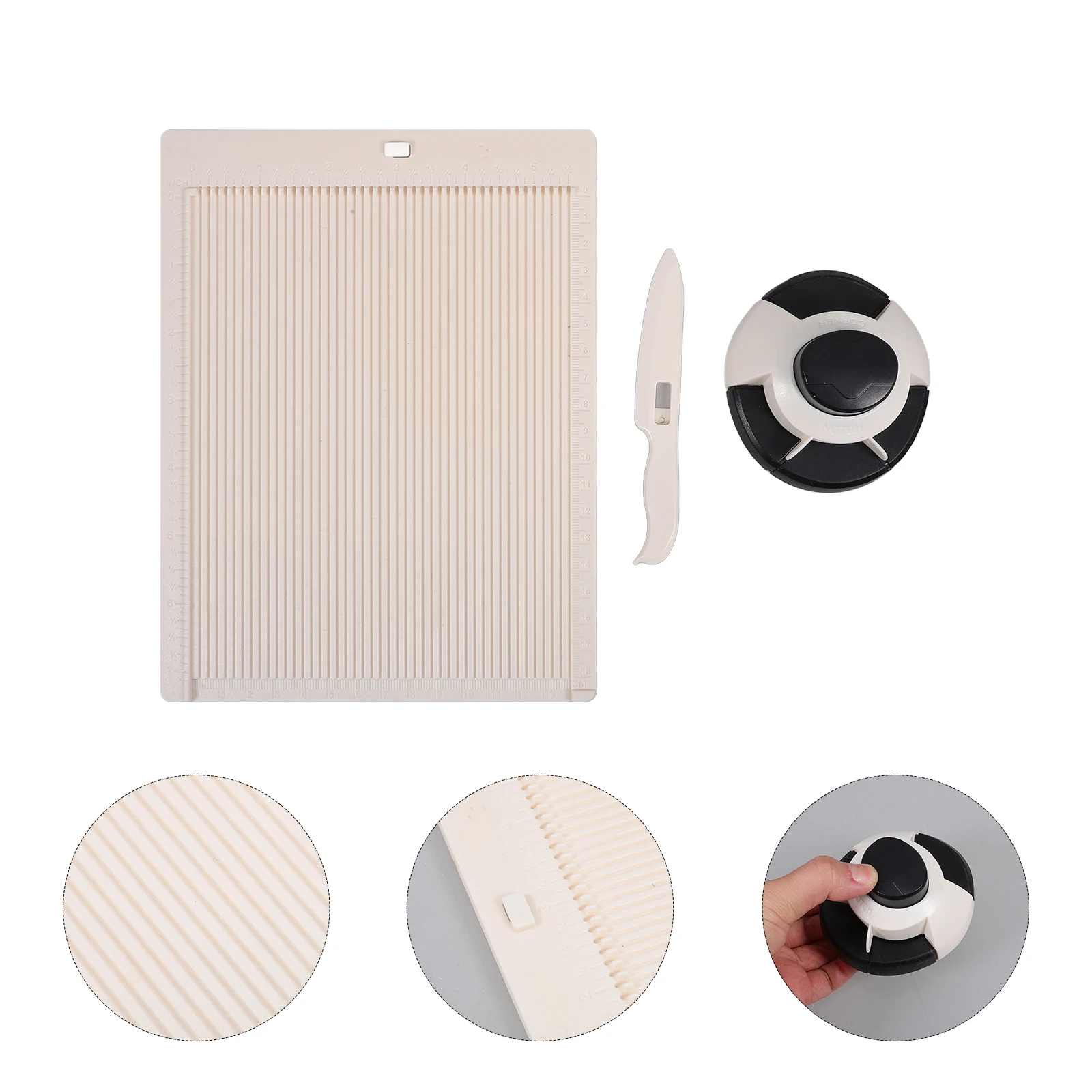 

Paper Craft Scoring Board Lightweight ABS Material Foldable Envelope Tool Precision Measurements Crafting Supplies Scoreboard