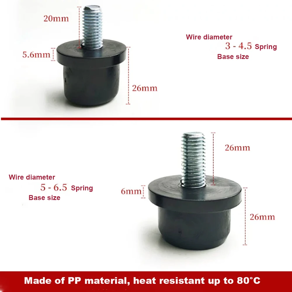 1-5Pcs Vibration Screen Damping Rotary Shock-Absorbing Spring Compression For Packaging Machine Parts Wear-Resistant Spring