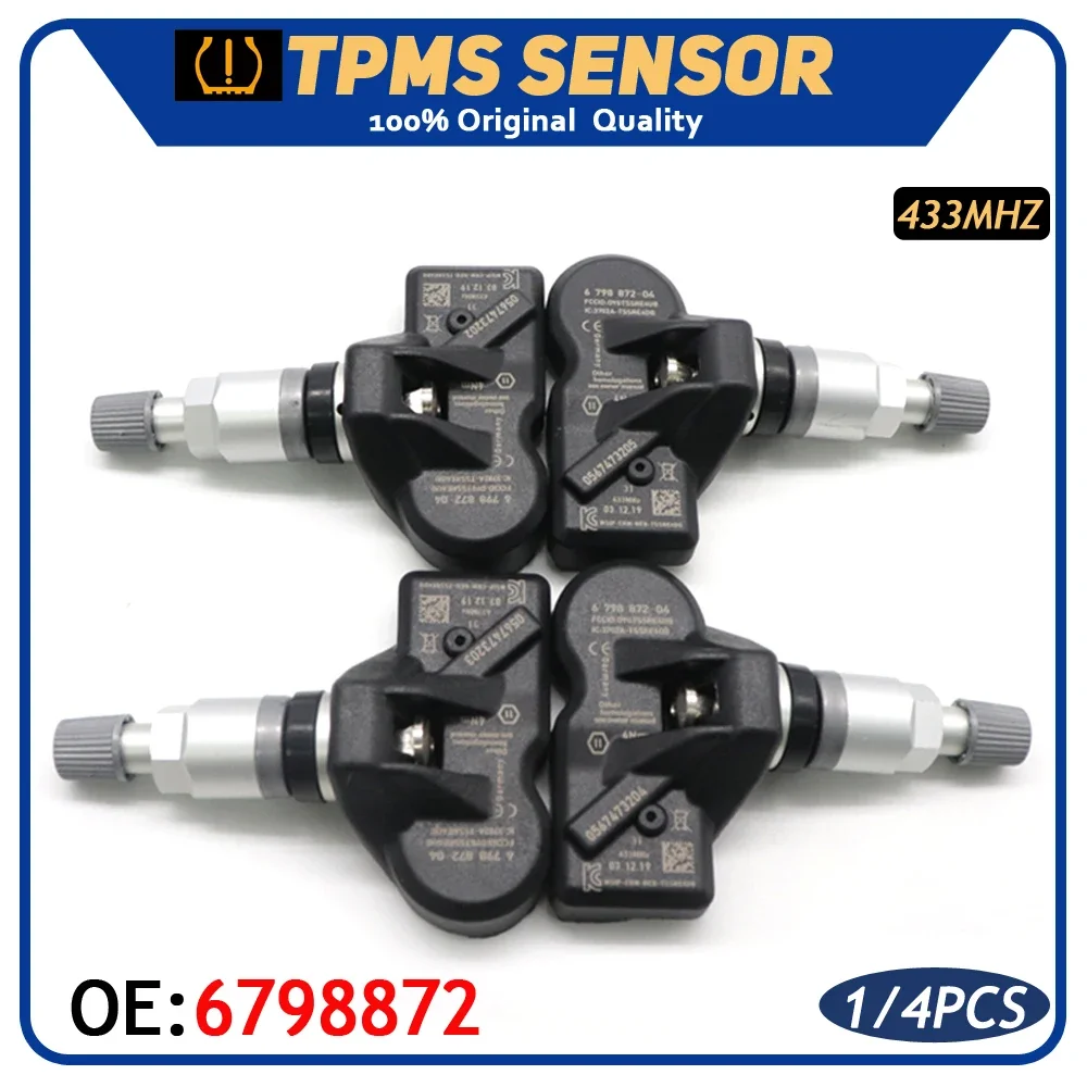 Датчик контроля давления в шинах TPMS 6798872 Для BMW X1 X3 X4 Z4 5 6 7 МИНИ-УТРУМЕНТЫ ROYCE 433 МГц 36106798872 36106874830 36106890964 Датчик контроля давления в шинах TPMS 6798872 Для BMW X1 X3 X4 Z4 5 6 7 МИНИ-УТРУМЕНТЫ ROYCE 433 МГц 36106798872 36106874830 36106890964