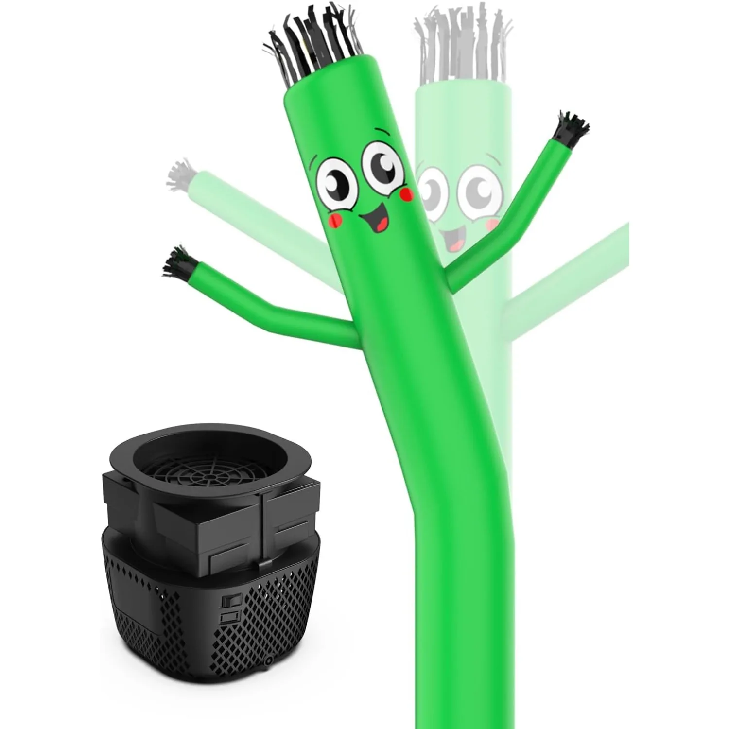 6-foot tall inflatable wobbling man with a small blower, suitable for outdoor decoration and commercial advertising.