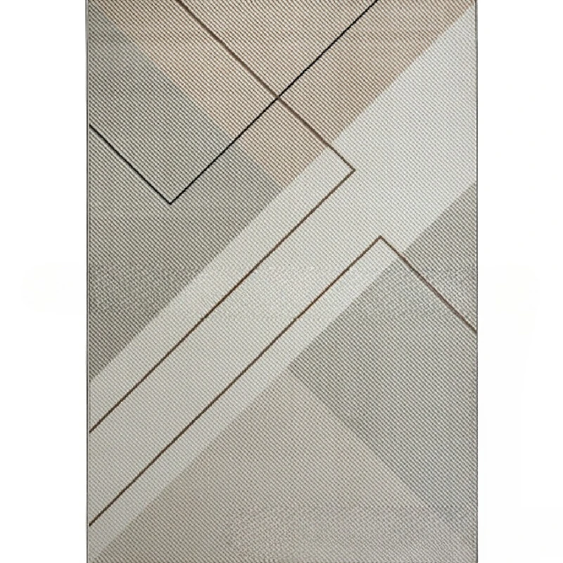 

Orange line living room carpet, premium light luxury home bedroom blanket