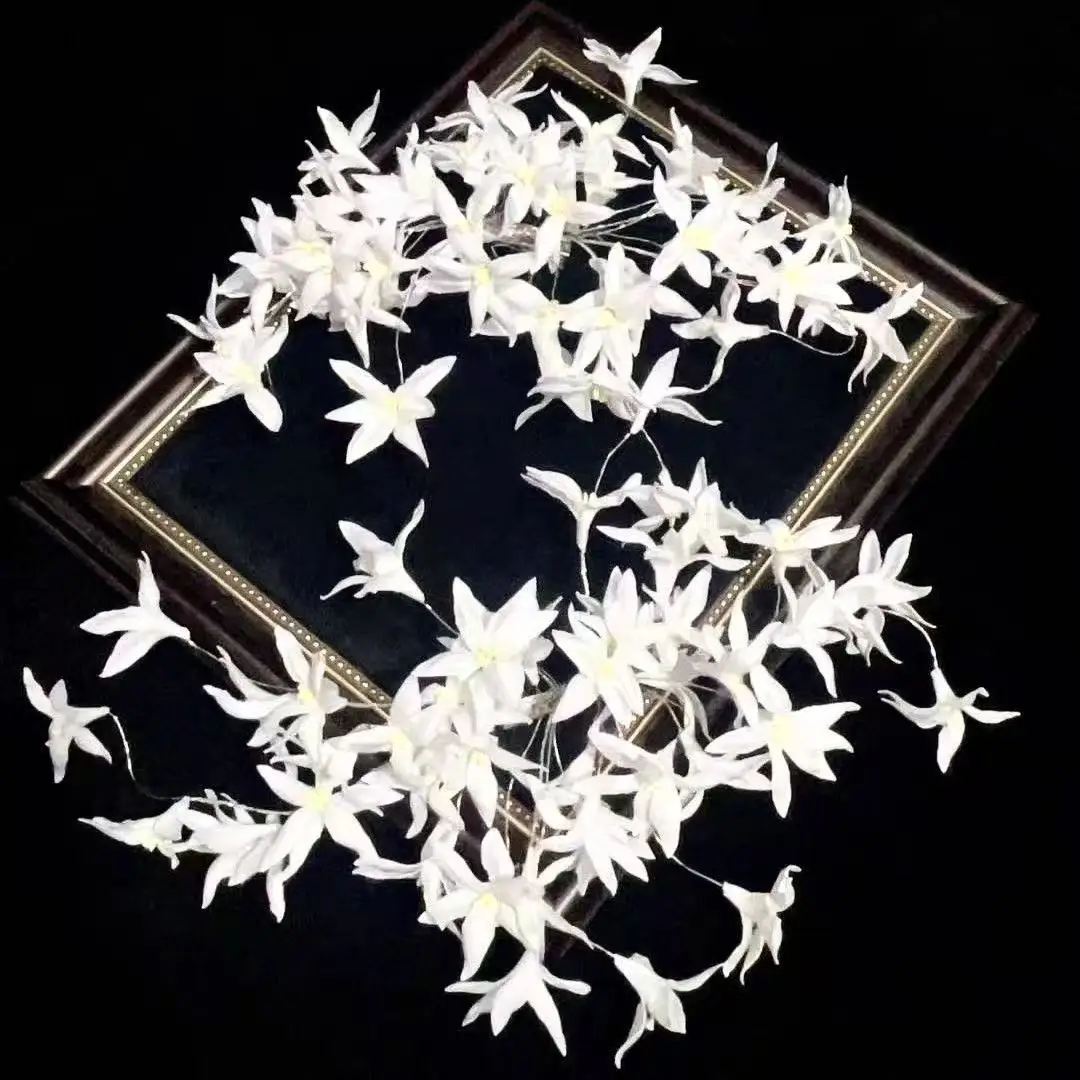 Braut weiße Blume Haarschmuck Styling Kopfbedeckung elegante handgemachte Hochzeit – Detail 6