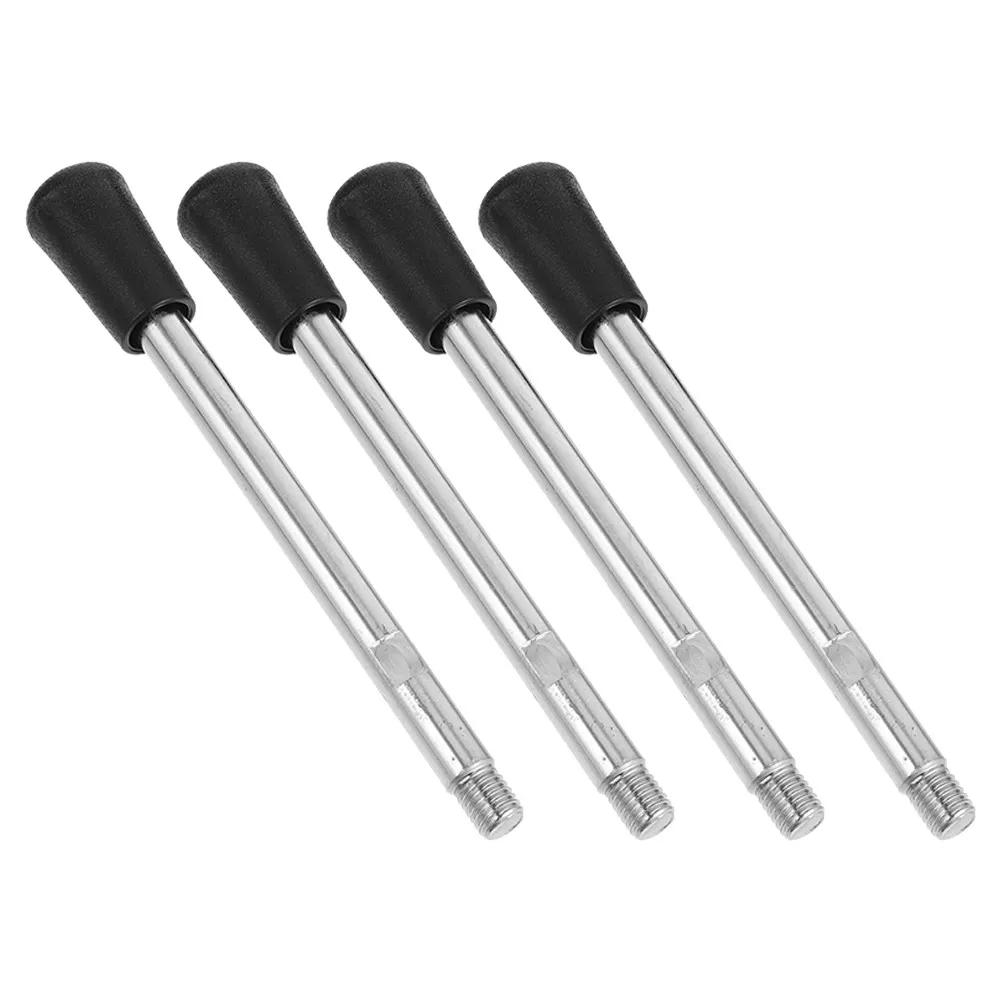 4Pcs Revolving Male Thread Drill Press Handle M10 Carbon Steel Long Arm Crank Knob Industrial Machine Grip Knob Handle