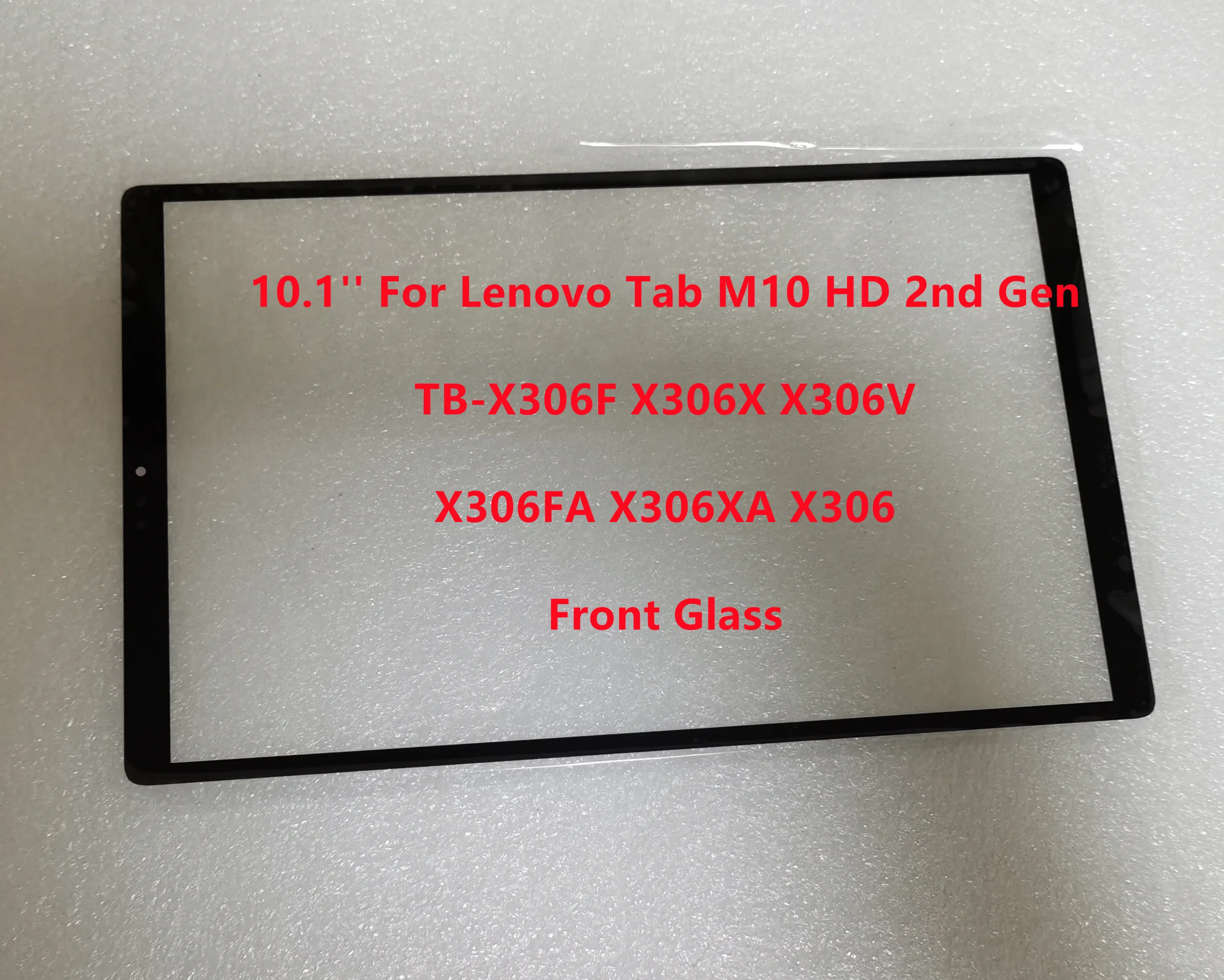 New 10.1'' For Lenovo Tab M10 HD 2nd Gen TB-X306F X306X X306V X306FA X306XA X306 Touch Screen Front Glass + Laminated OCA Glue