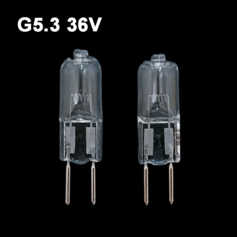 5pcs 36V G5.3 Halogen Bulb Lamp Light for Optical Device Machine Light