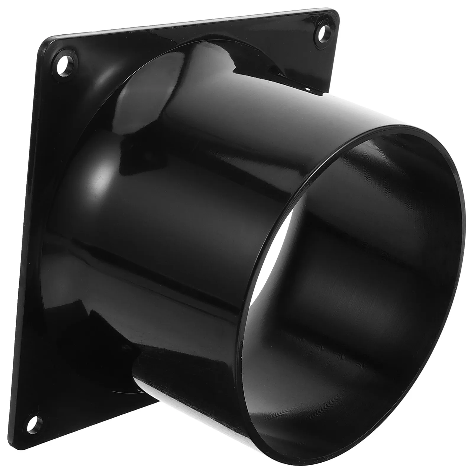 

1pcs New Fresh Air System Adapter Square Bottom Straight Flange Metal Ducting Connector For Ventilation System Duct Reducer