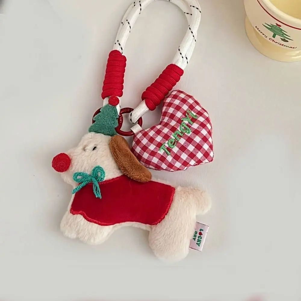 Soft Bear Plush Doll Keychain Plushies Doll Collection Cute Animal Plush Keychain Lightweight Rabbit Plush Keyring Pendant