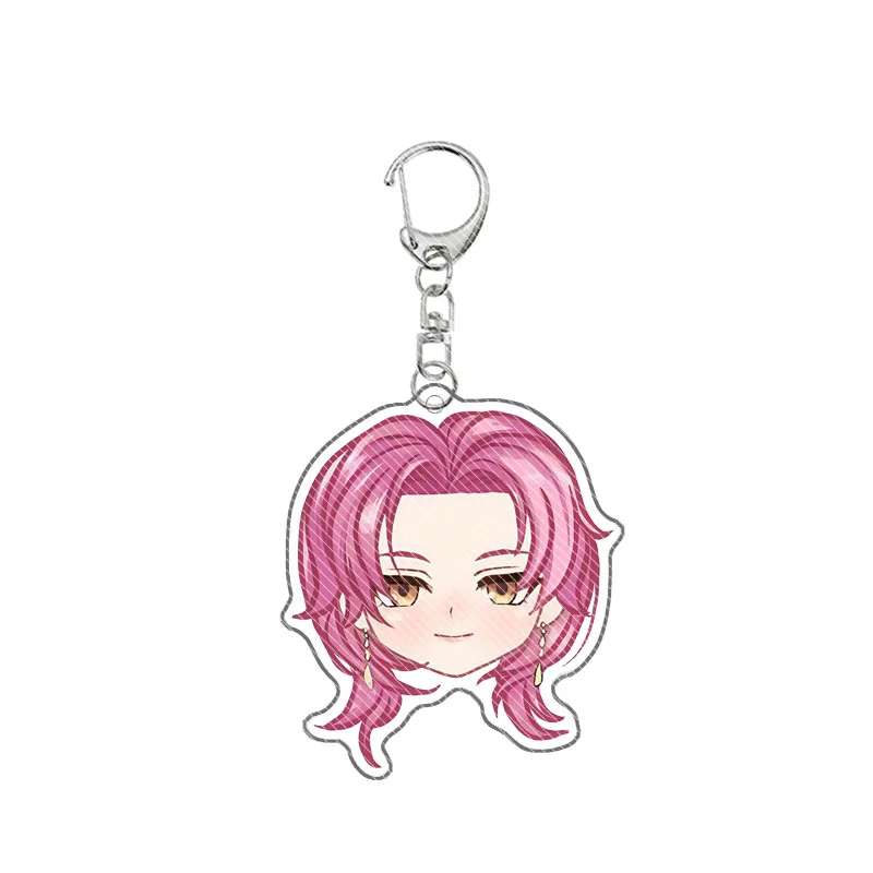 พวงกุญแจอะคริลิคโลหะลายอนิเมะ Kpop Huntrix Saja Boys  ลายภาพยนตร์ Demon Hunters ของตกแต่งอะคริลิค ของขวัญสำหรับแฟนคลับ