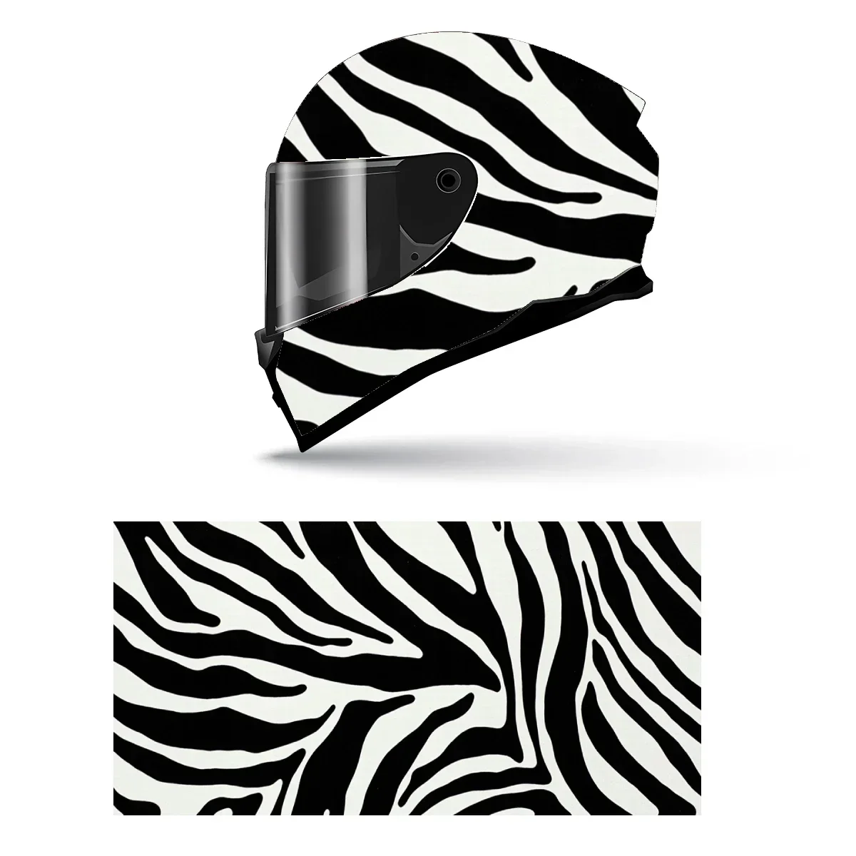 

leopard print Helmet Stickers Self Adhesive Racing Motorcycle Custom Helmet Wrap Decals and Vinyl Decal Stickers