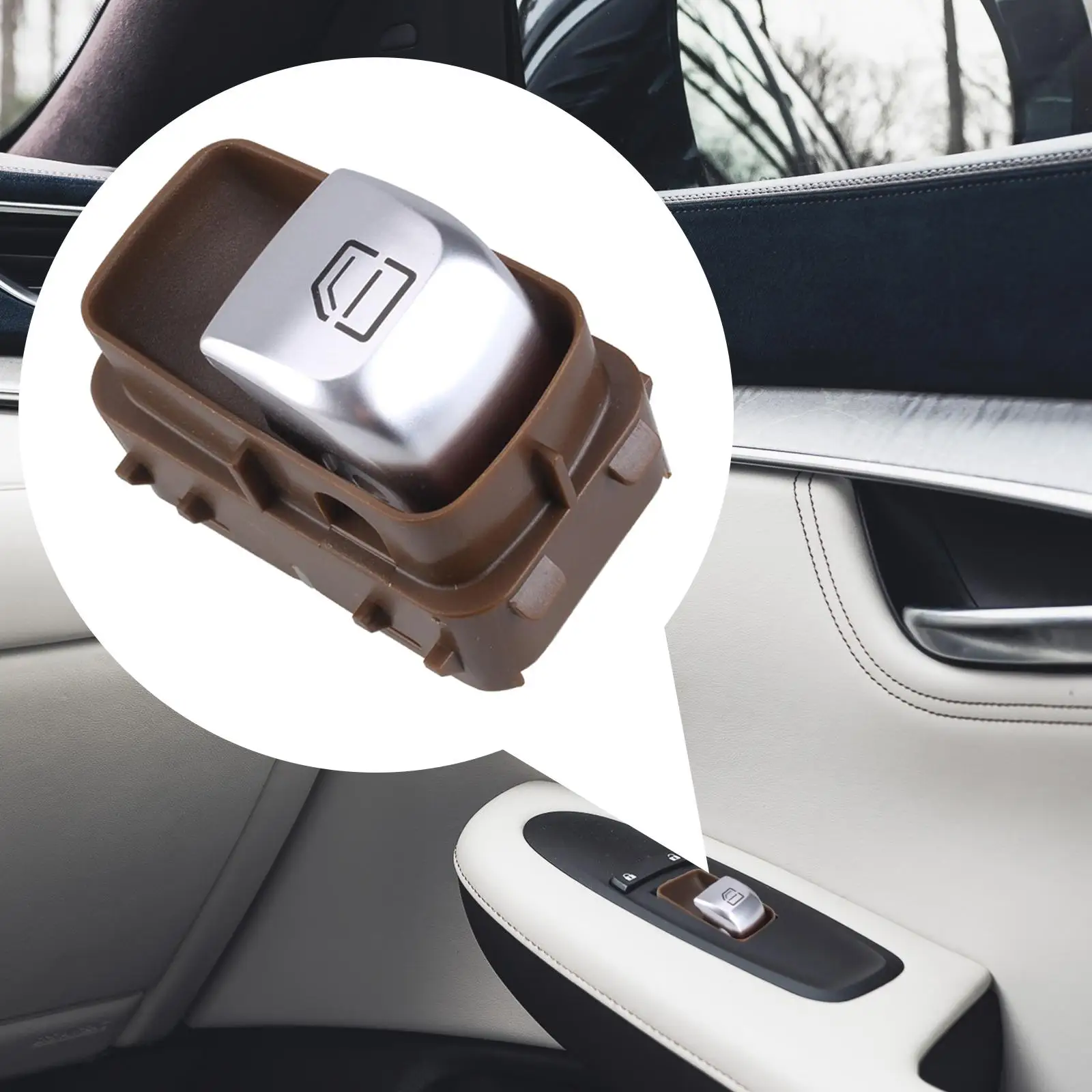 Power Window Switch Replaces Parts Front Right or Rear Window Lifter Control Switch for W213 E200 E250 E350 Spare Parts
