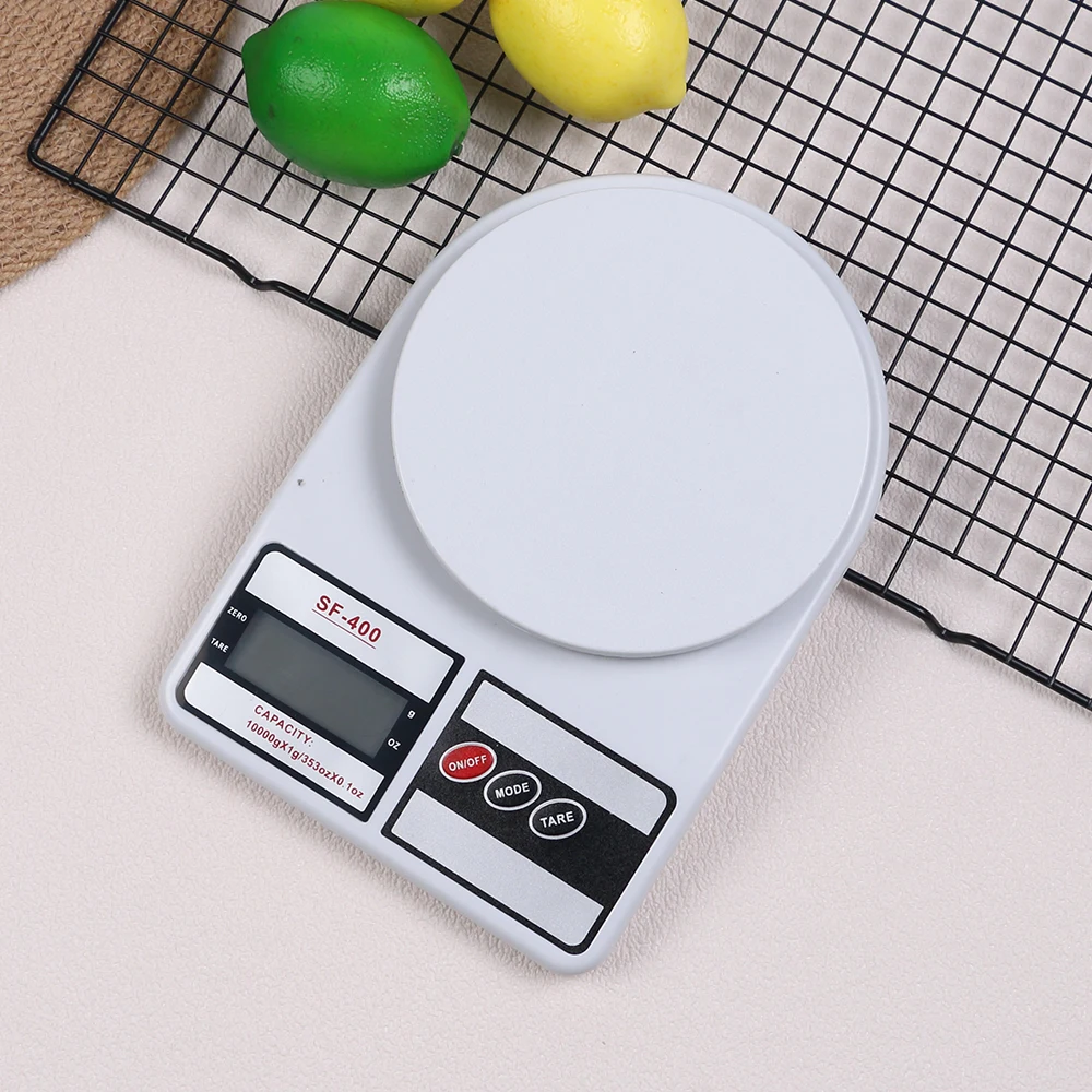 Digital Kitchen Scale Electric Food Scale with oz/g Units for Meal Prep Cooking Baking Replaceable Battery Power