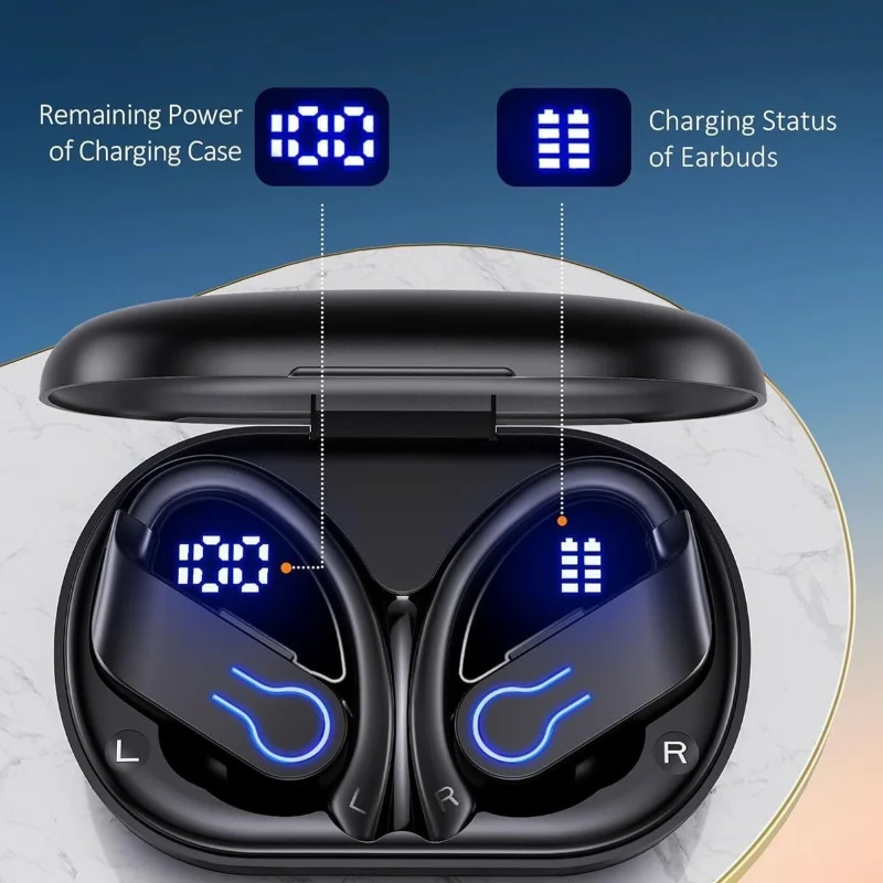 HONG TONG 2026 Bluetooth Headphones with High Sound Quality,  Ultra-long Battery Life, Wireless for Sports and E-sports Games